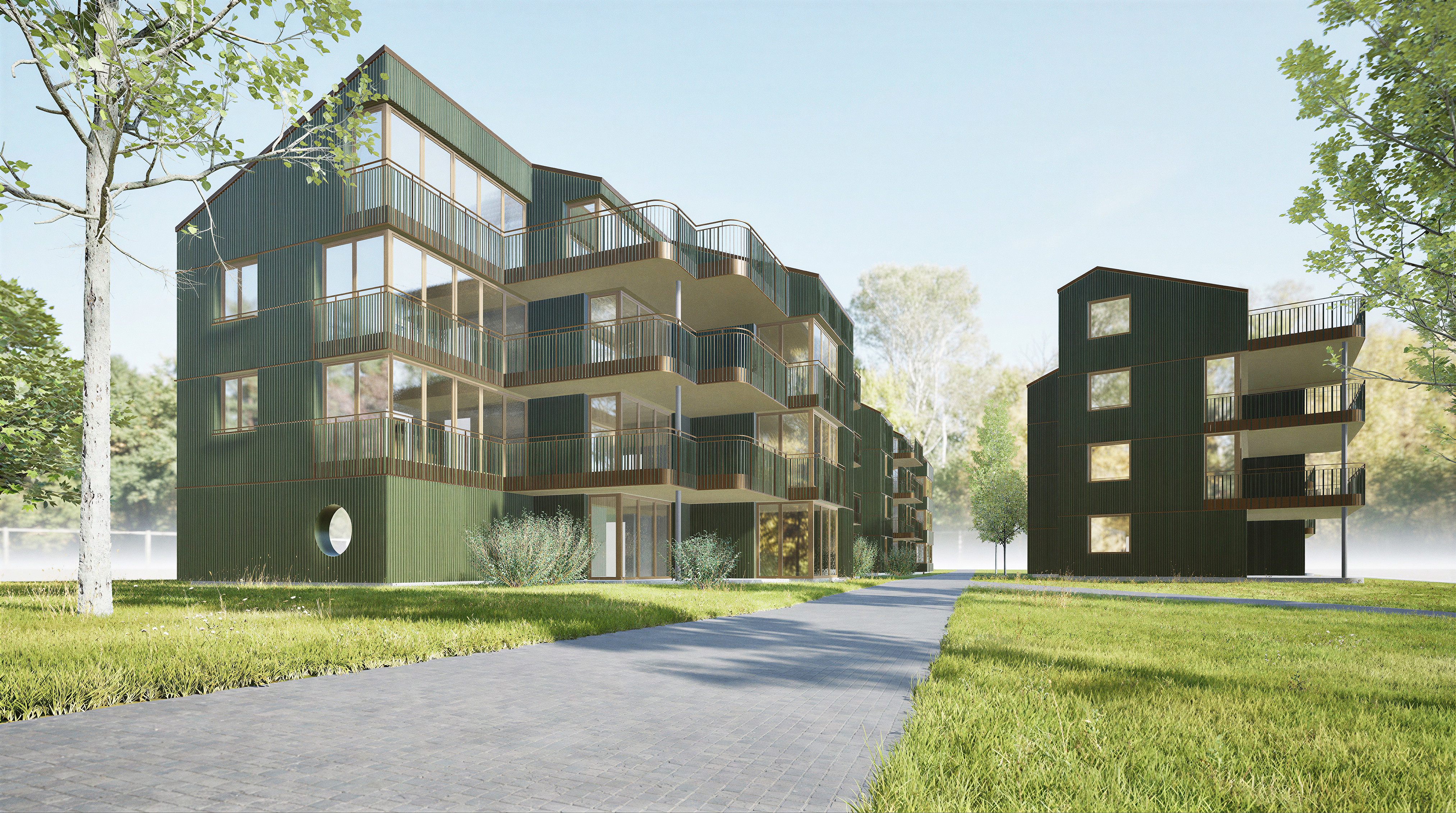 Machbarkeitsstudie Neubau 3 MFH + Garageneinstellhalle Mollis